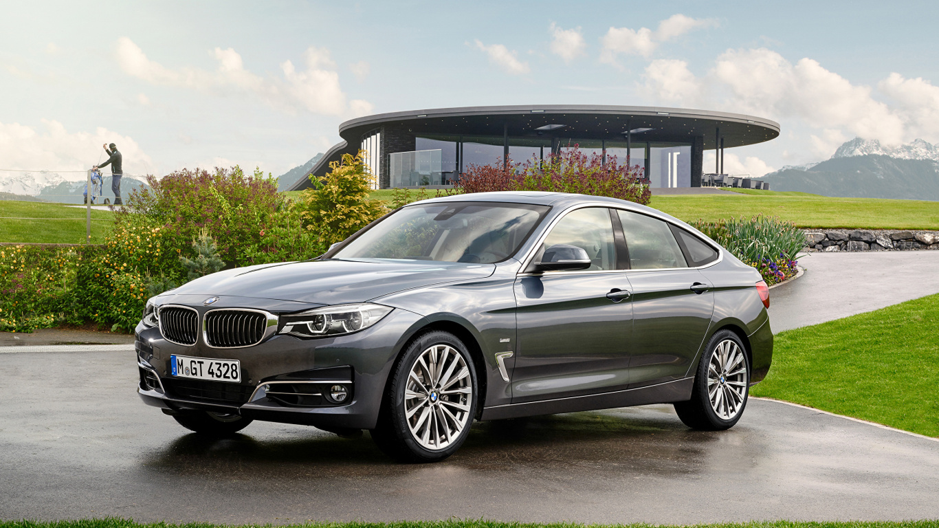 Обои BMW 3 серии Гран Туризмо, авто, bmw, обод, личный роскошный автомобиль в разрешении 1366x768