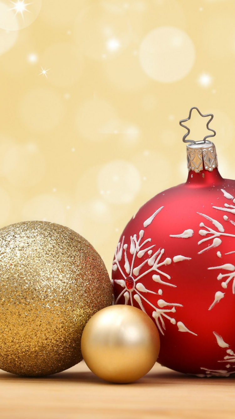 Обои Рождественский день, Новый год, Рождественские украшения, рождественский орнамент, Рождество в разрешении 750x1334