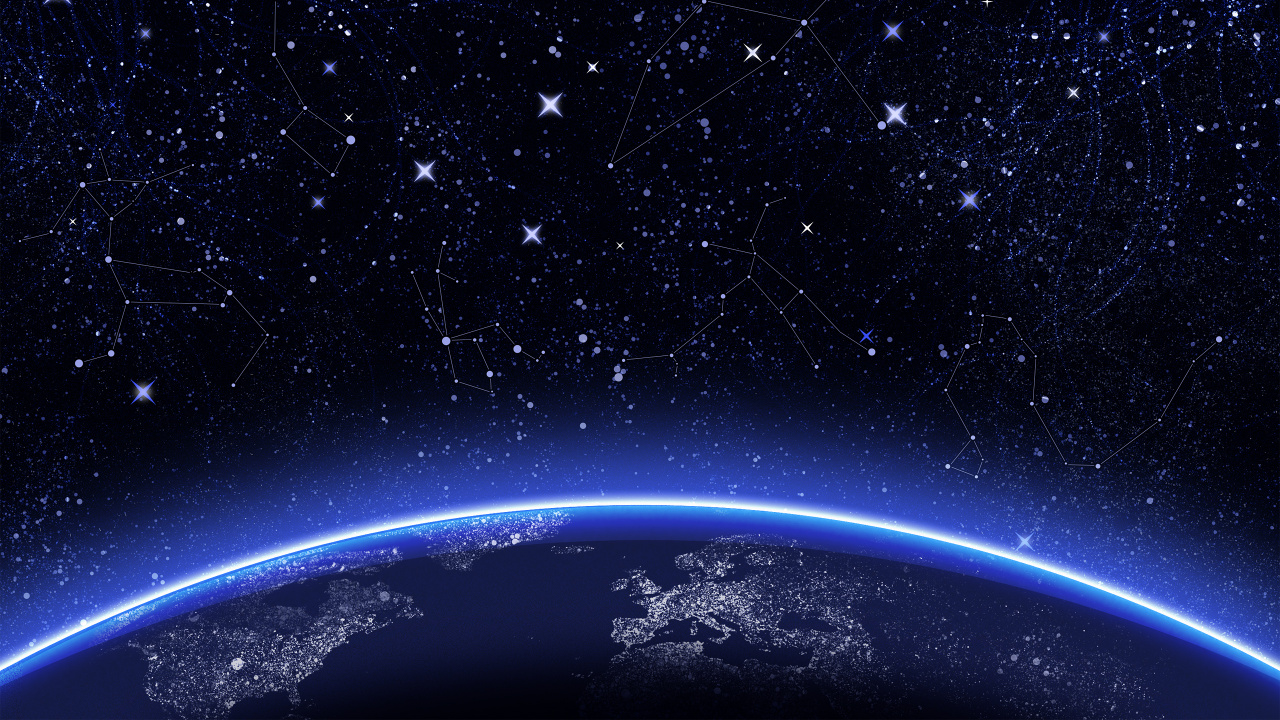 Обои Созвездие, звезда, атмосфера, космическое пространство, астрономический объект в разрешении 1280x720