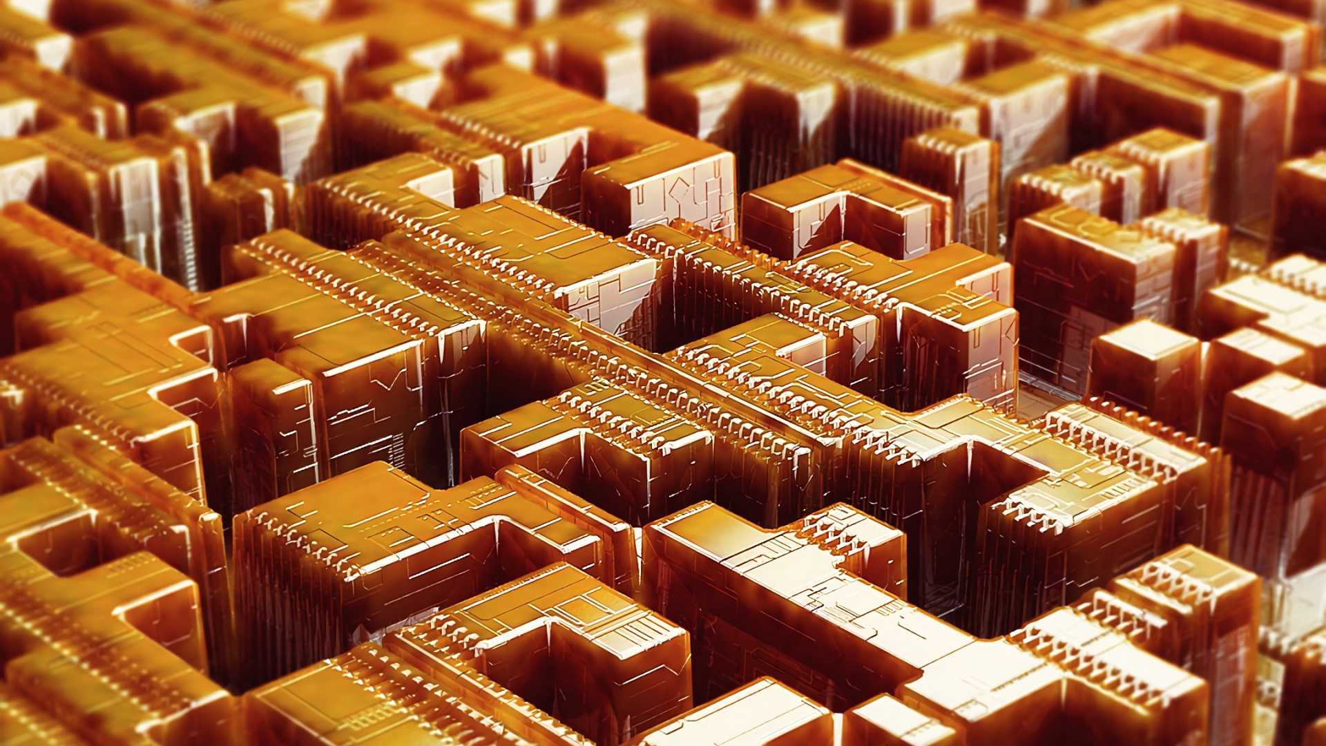 Обои Апельсин, металл, узор, дизайн, архитектура в разрешении 1920x1080