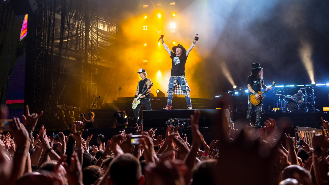 Обои рокконцерт, рок, концерт, гитара, Представление в разрешении 1280x720