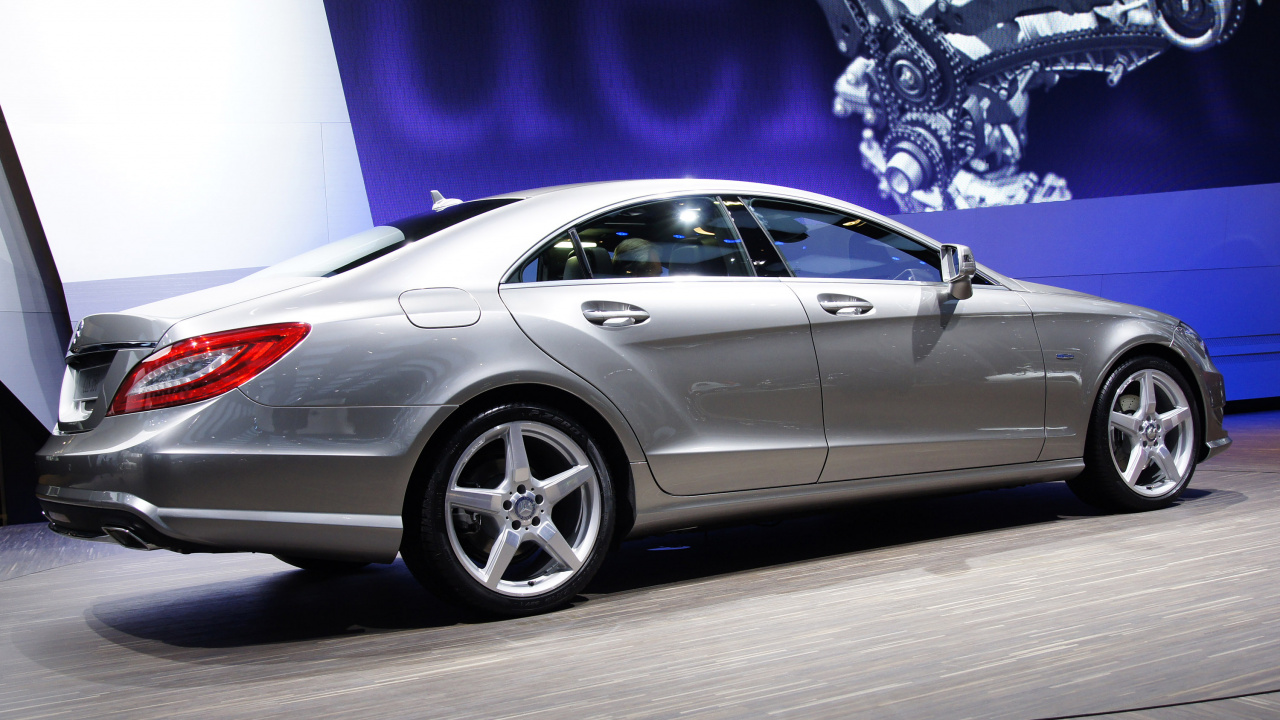 Обои Мерседес-Benz 2012 CLS-класс, авто, автомобиль среднего размера, седан, mercedes benz в разрешении 1280x720