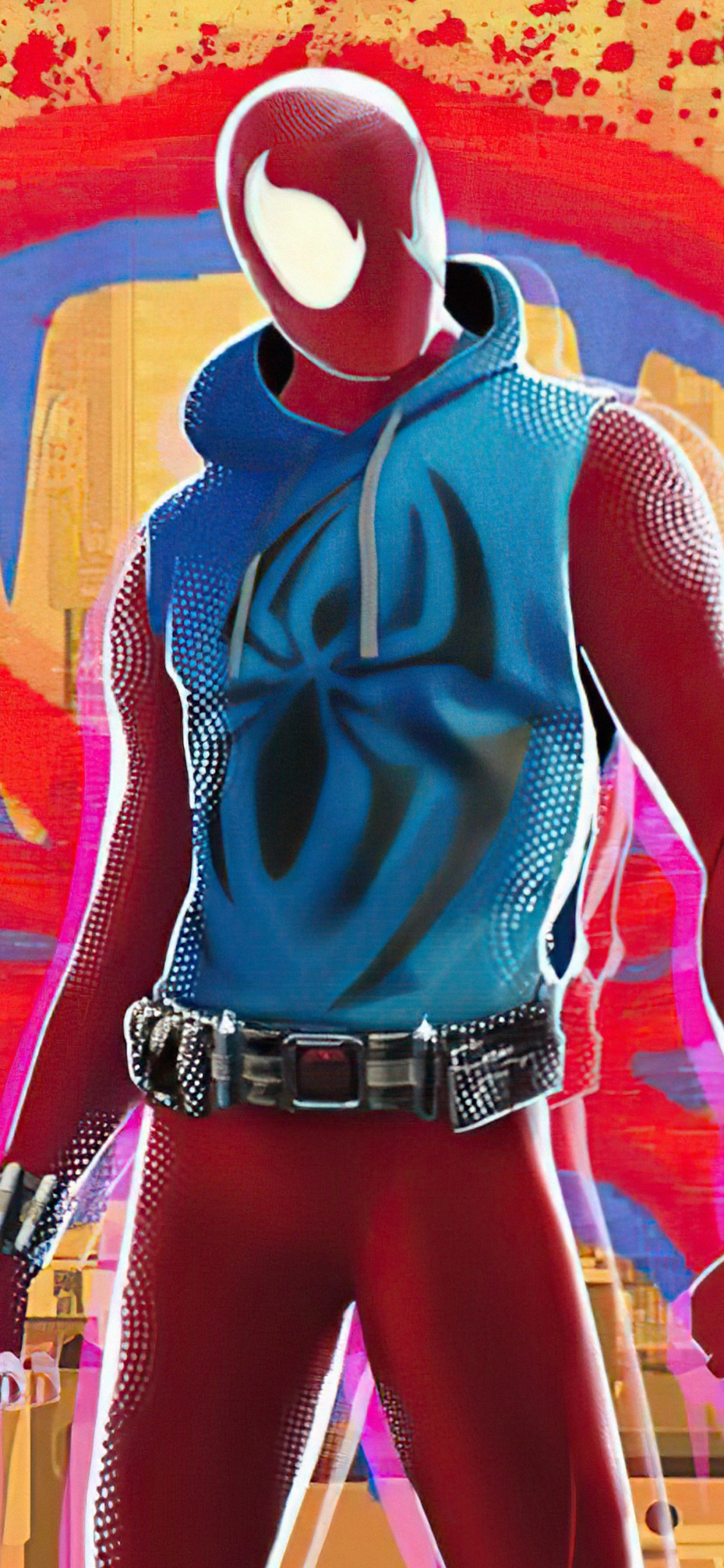 Обои верхолаз, человек-паук, Алый Паук, Бен Рейли, комиксы Марвел в разрешении 1125x2436