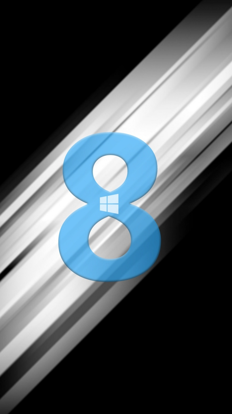 Обои Windows 8, microsoft windows, линия, графика, лого в разрешении 750x1334