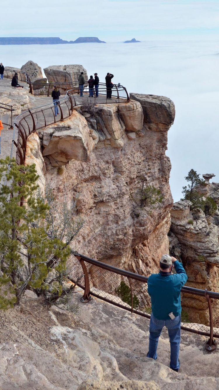 Обои Мазер-Пойнт, Отель El Товар, национальный парк, Саут-Рим, Саут-Рим Трейл в разрешении 750x1334