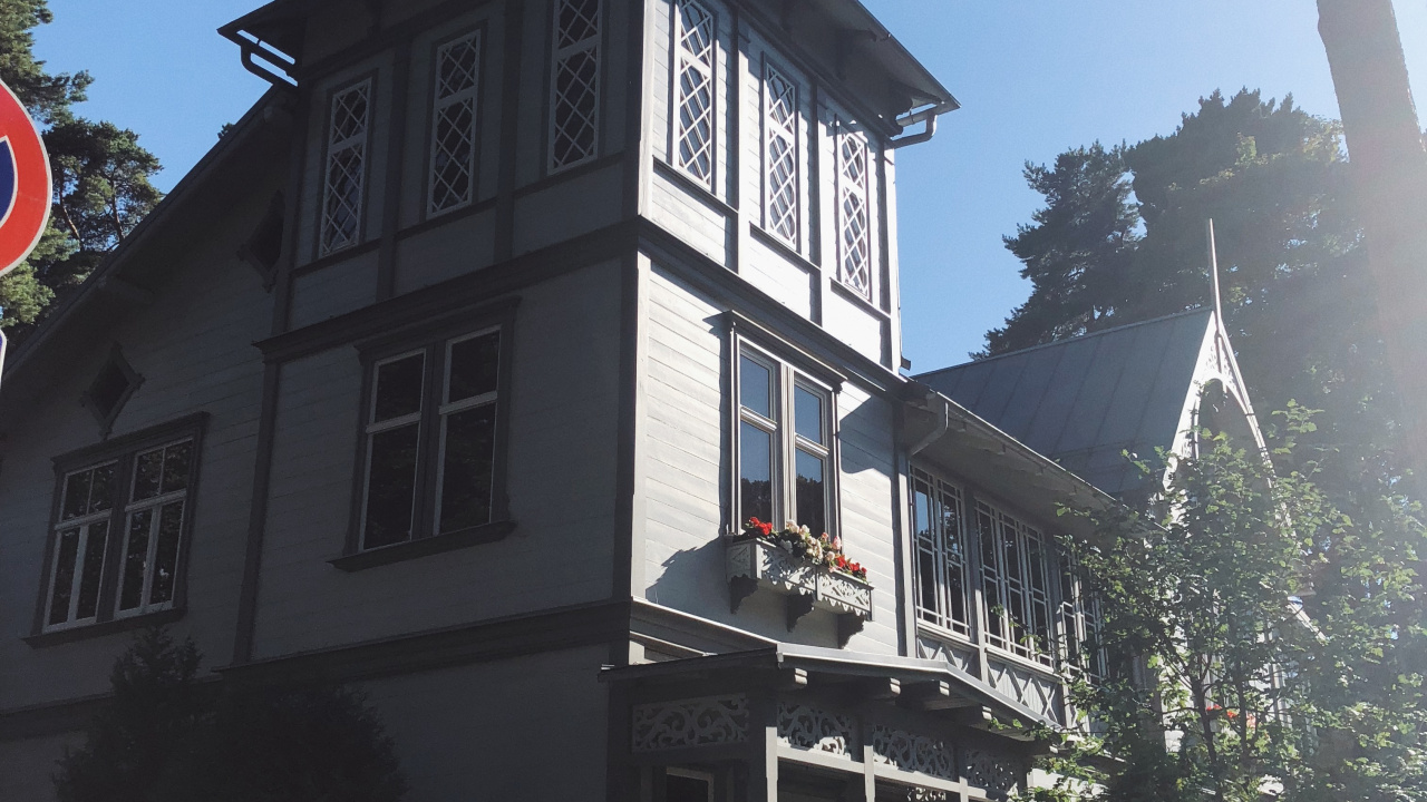 Обои Хаус, недвижимость, свойство, здание, лого в разрешении 1280x720