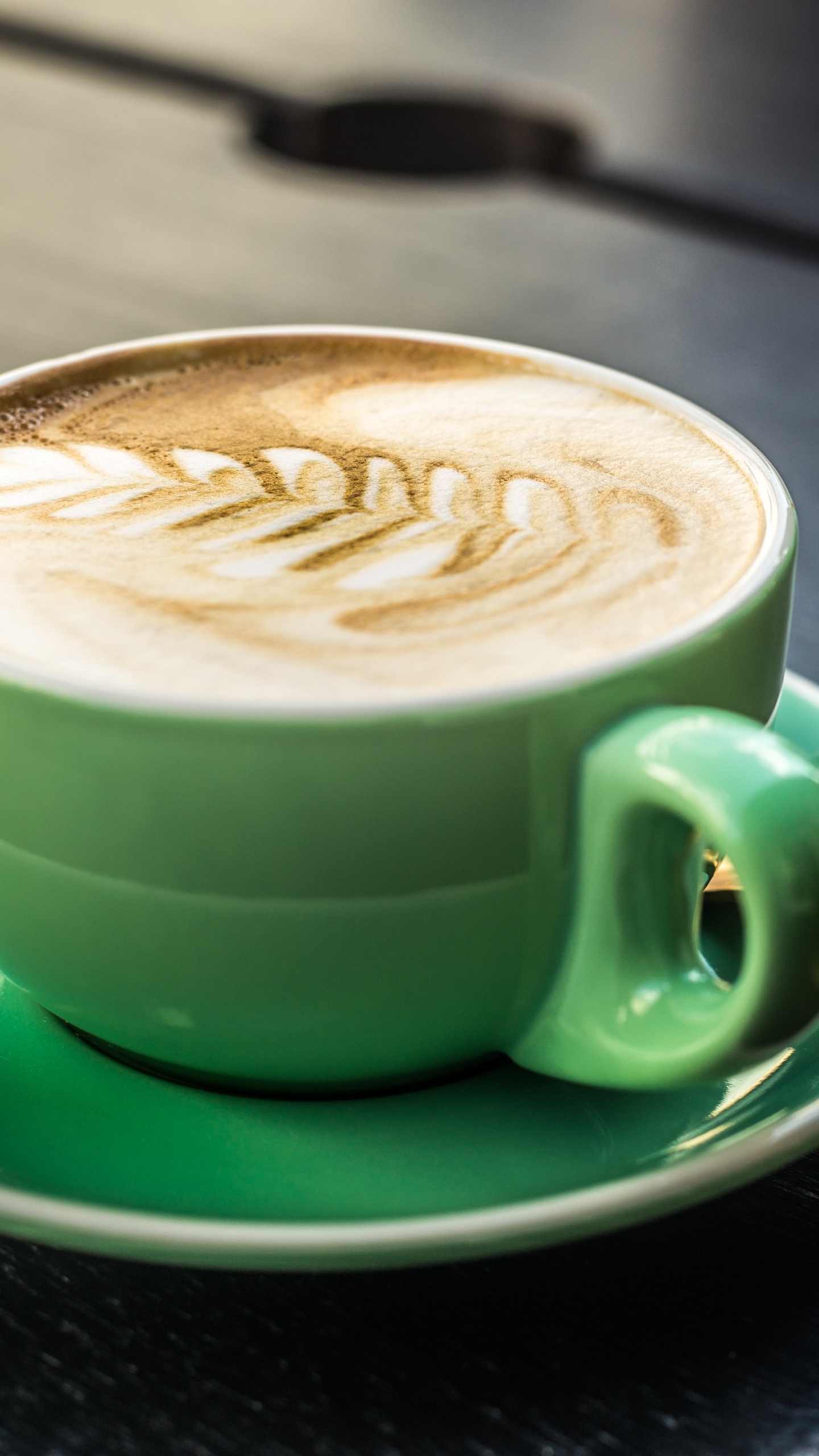 Обои капучино, кофе, латте, кофейня, кофе эспрессо в разрешении 1440x2560