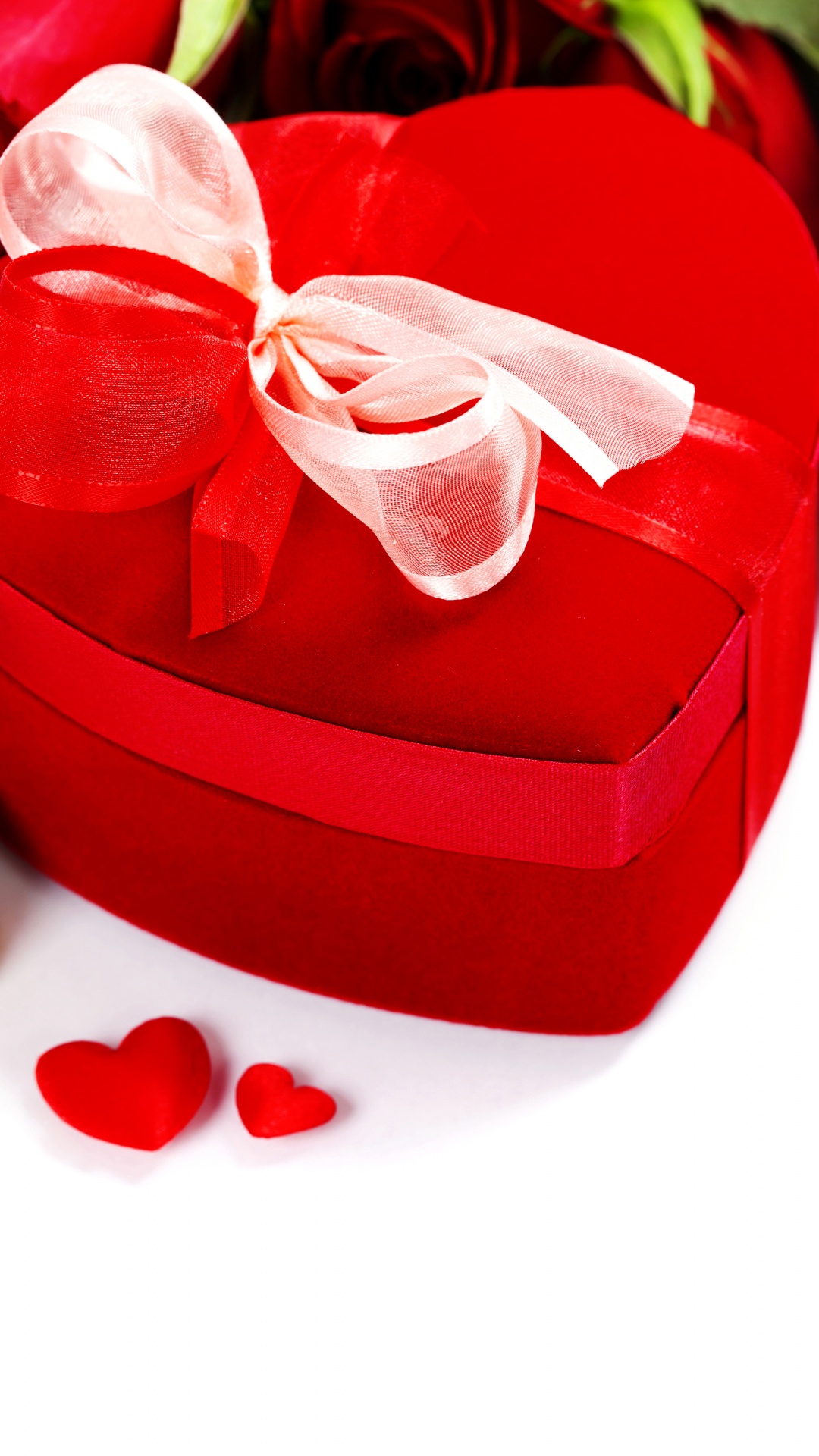 Обои шоколад, День Святого Валентина, красный цвет, сердце, любовь в разрешении 1080x1920