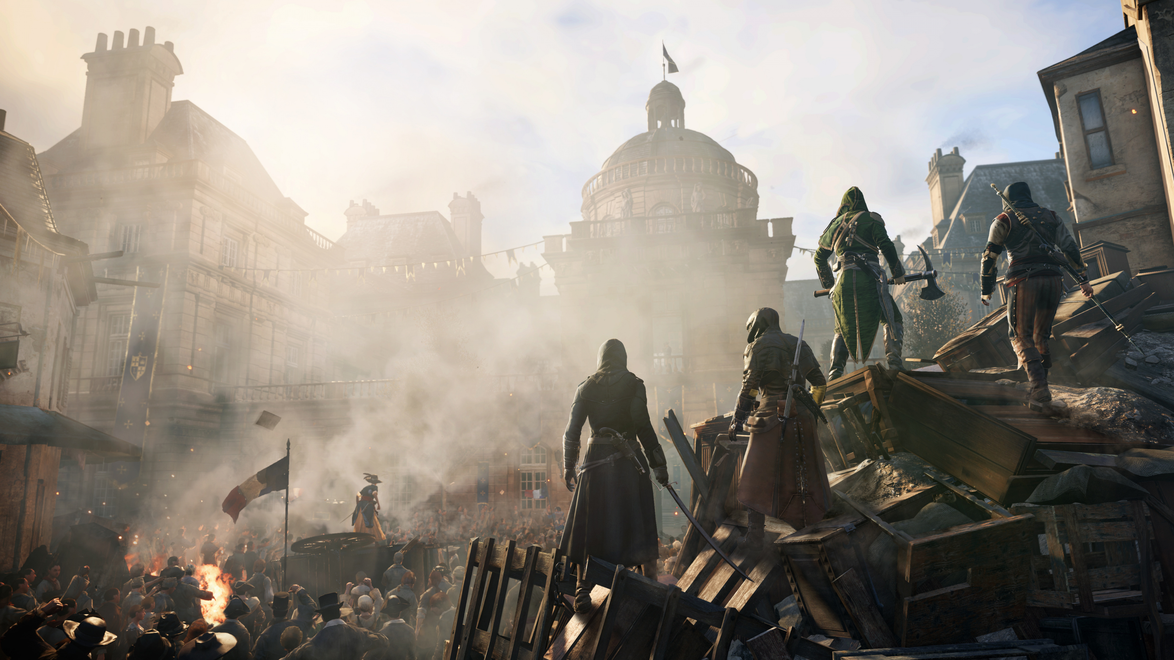 Обои assassins creed unity, assassins creed, ubisoft, Арно Дориан, стратегии видео игры в разрешении 3840x2160