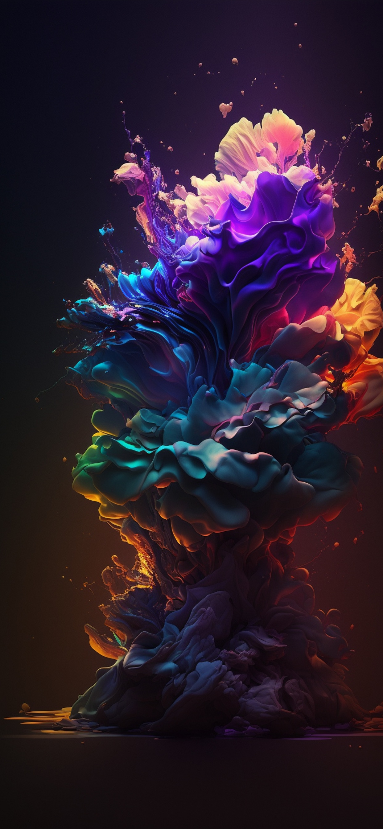 Обои сад роз, сад, Роза, Оранжевый цвет, графический дизайн в разрешении 1242x2688