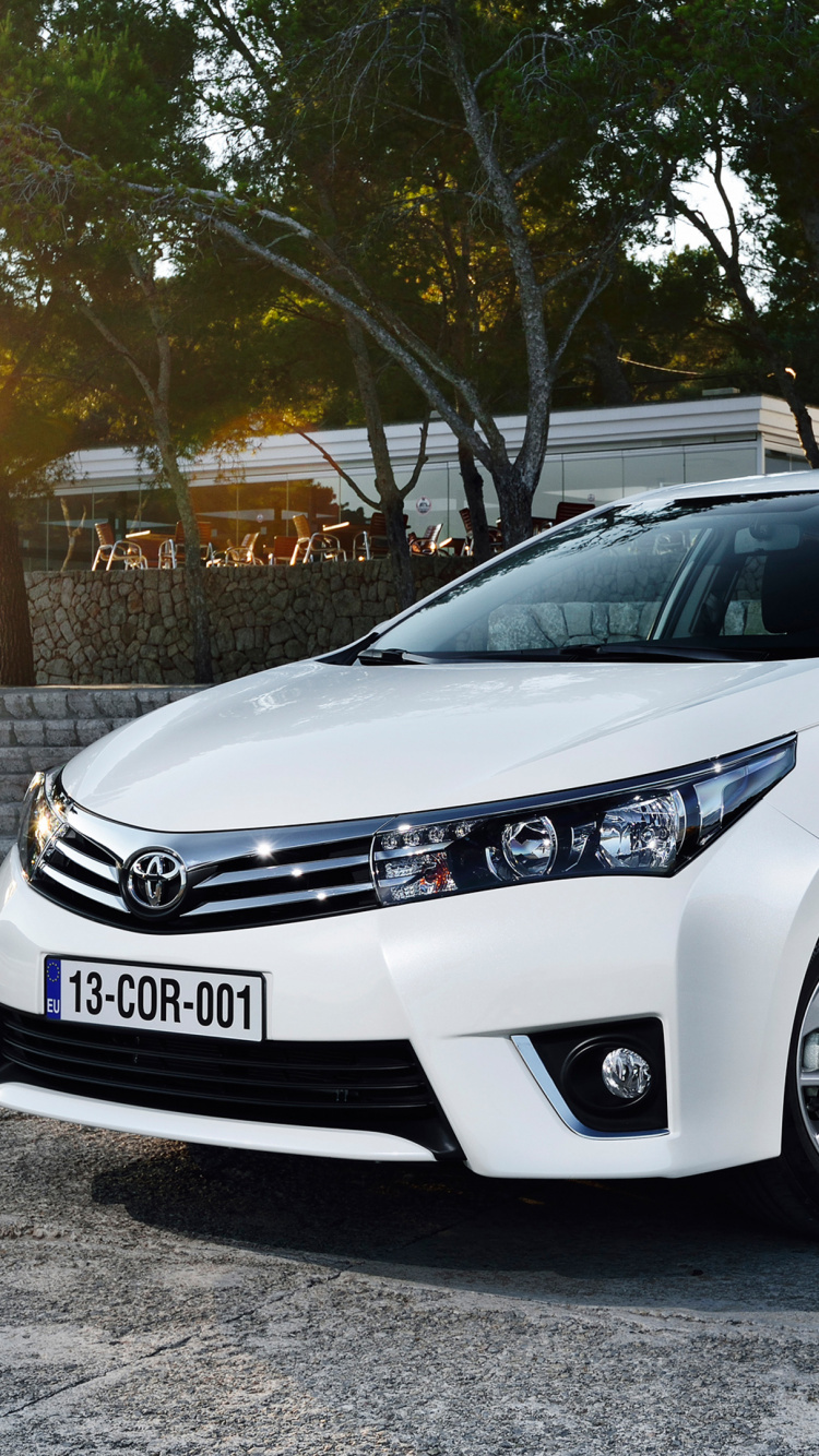 Обои авто, toyota, Тойота Королла, седан, семейный автомобиль в разрешении 750x1334