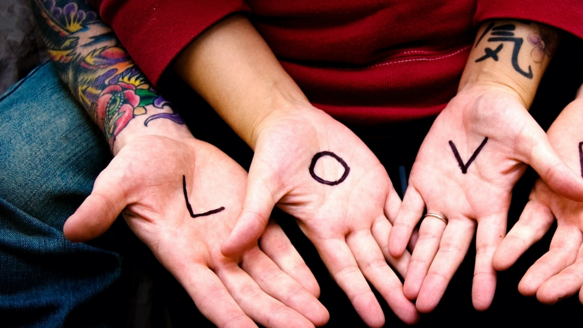 Обои палец, ноготь, дизайн, узор, девушка в разрешении 1920x1080