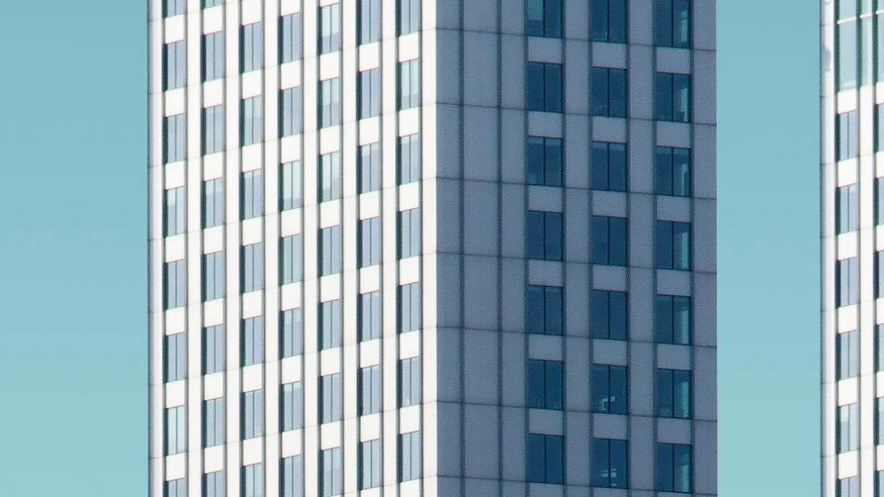 Обои iOS 16, здание, Яблочный Парк, ios, небоскреб в разрешении 1280x720