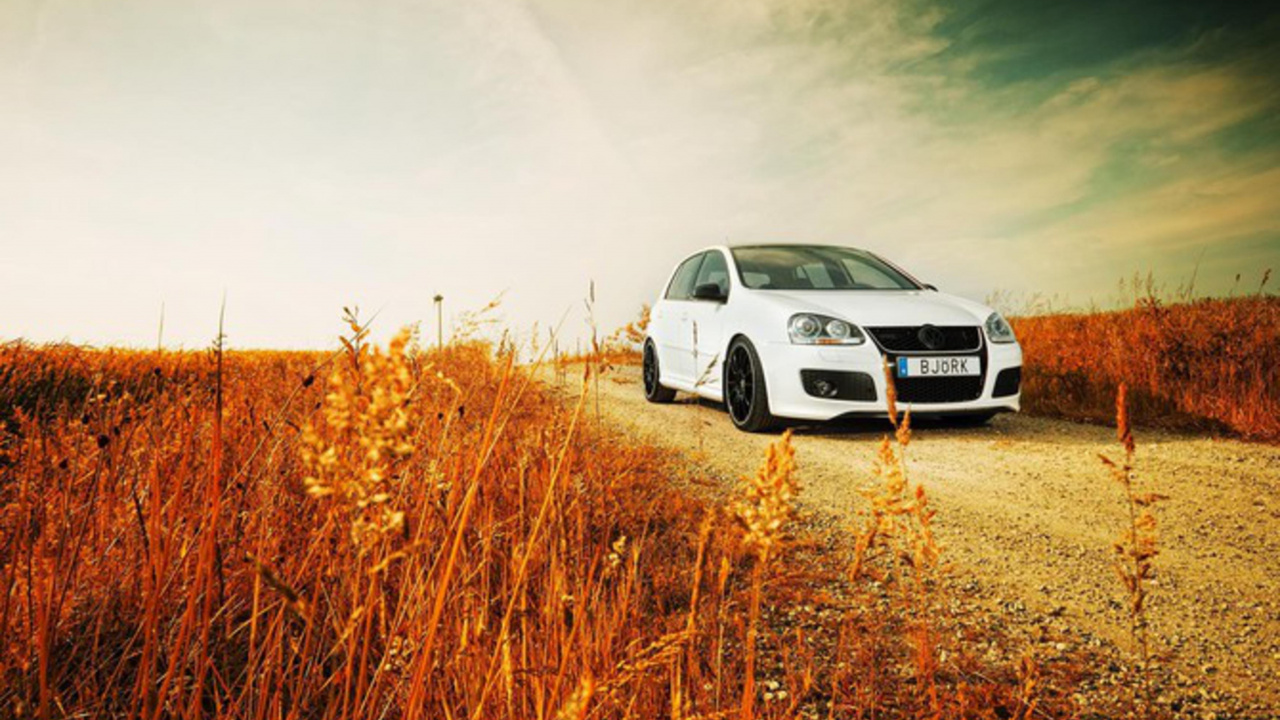 Обои Фольксваген, авто, Фольксваген ГТИ, Фольксваген Гольф ГТИ, компактный автомобиль в разрешении 1280x720