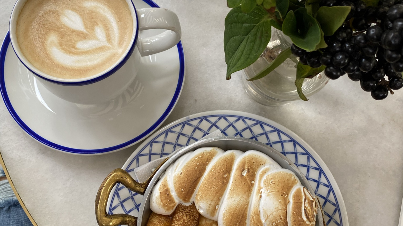 Обои блюда, завтрак, кофейная чашка, serveware, чашка в разрешении 1366x768