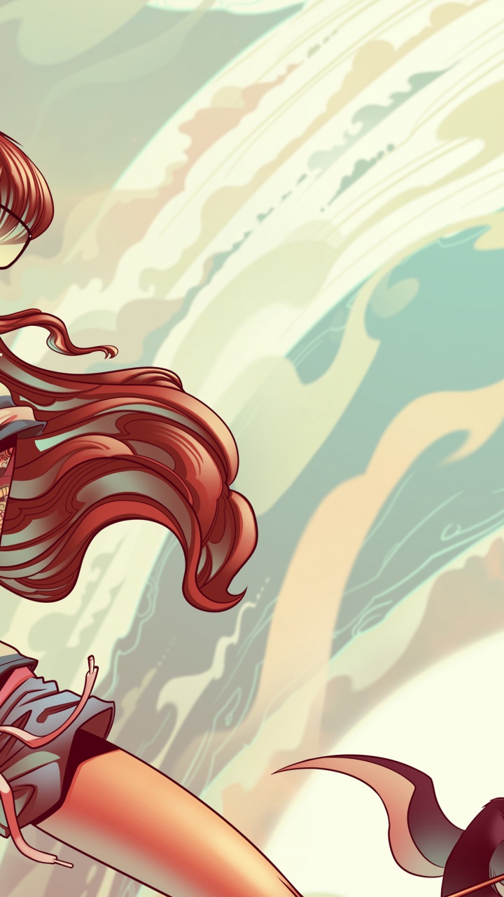 Обои аниме, вымышленный персонаж, артист, рисование, На Behance в разрешении 720x1280