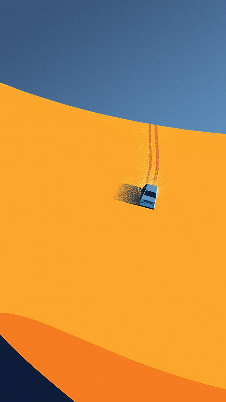 Обои экорегион, прямоугольник, Апельсин, склон, треугольник в разрешении 750x1334