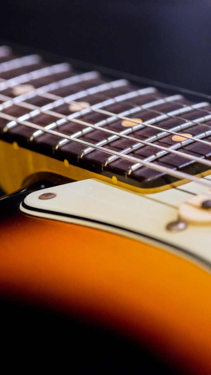 Обои электрогитара, гитара, басгитара, струнный инструмент, акустическая гитара в разрешении 720x1280