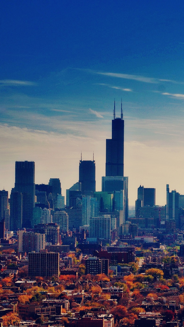 Обои городской пейзаж, город, городской район, линия горизонта, дневное время в разрешении 720x1280