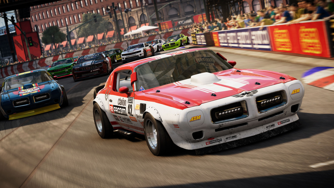 Обои сетки 2019, компания Codemasters, playstation 4, xbox one, авто в разрешении 1366x768