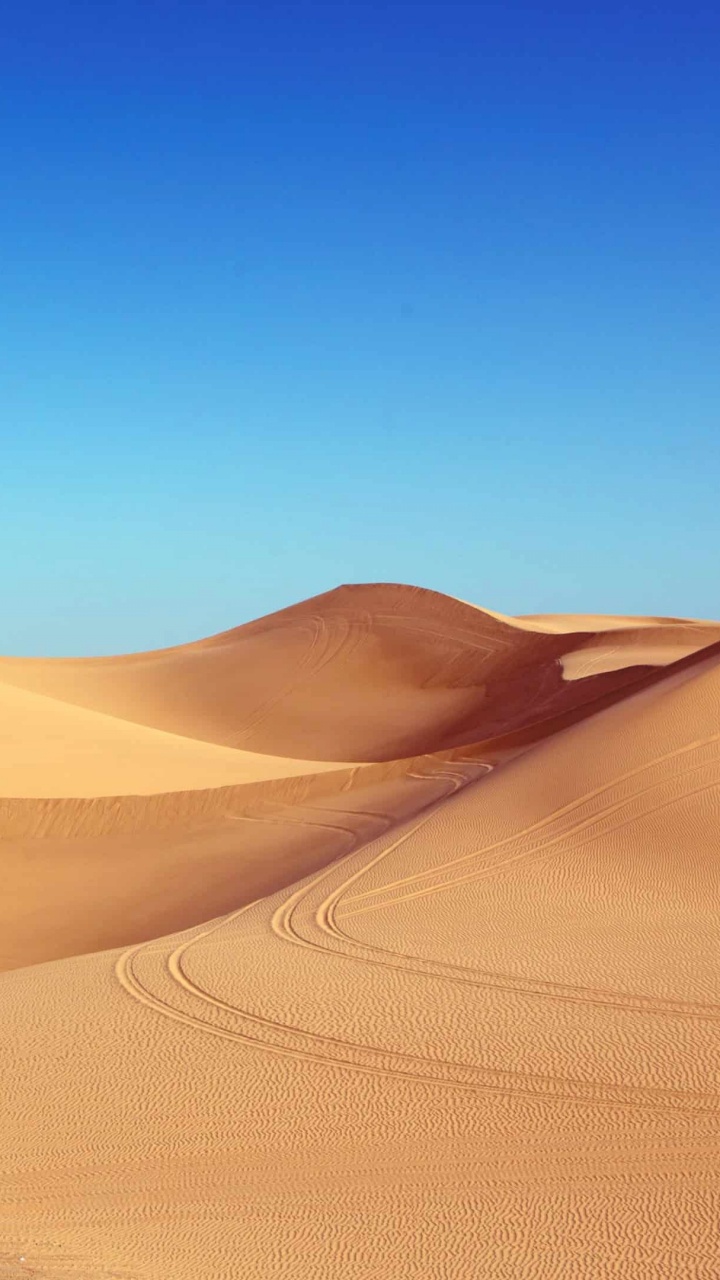 Обои пустыня, Дюна, песок, эрг, эолийские рельефы в разрешении 720x1280