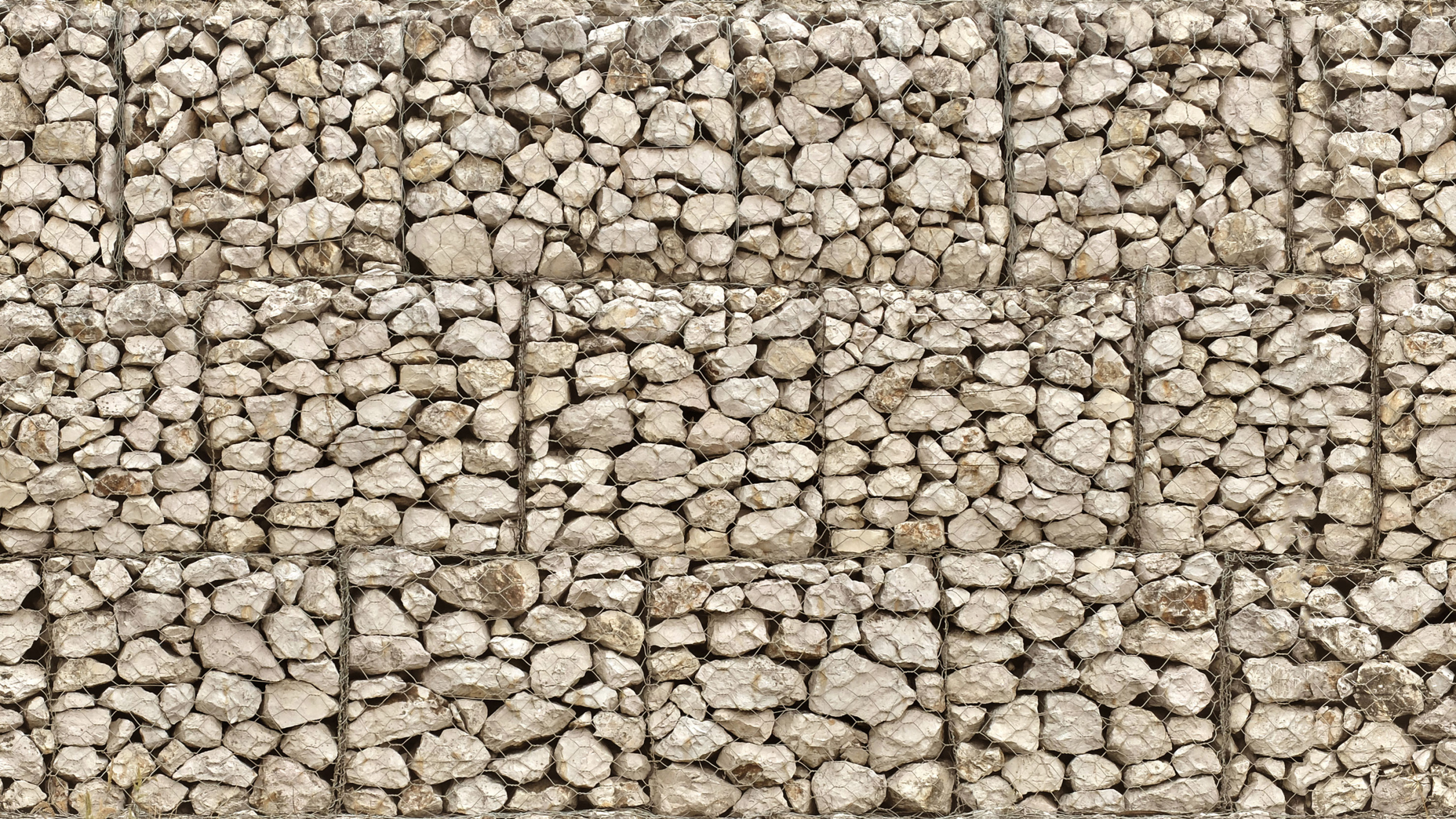 Обои стена, каменная стена, гравий, габион, рок в разрешении 2560x1440