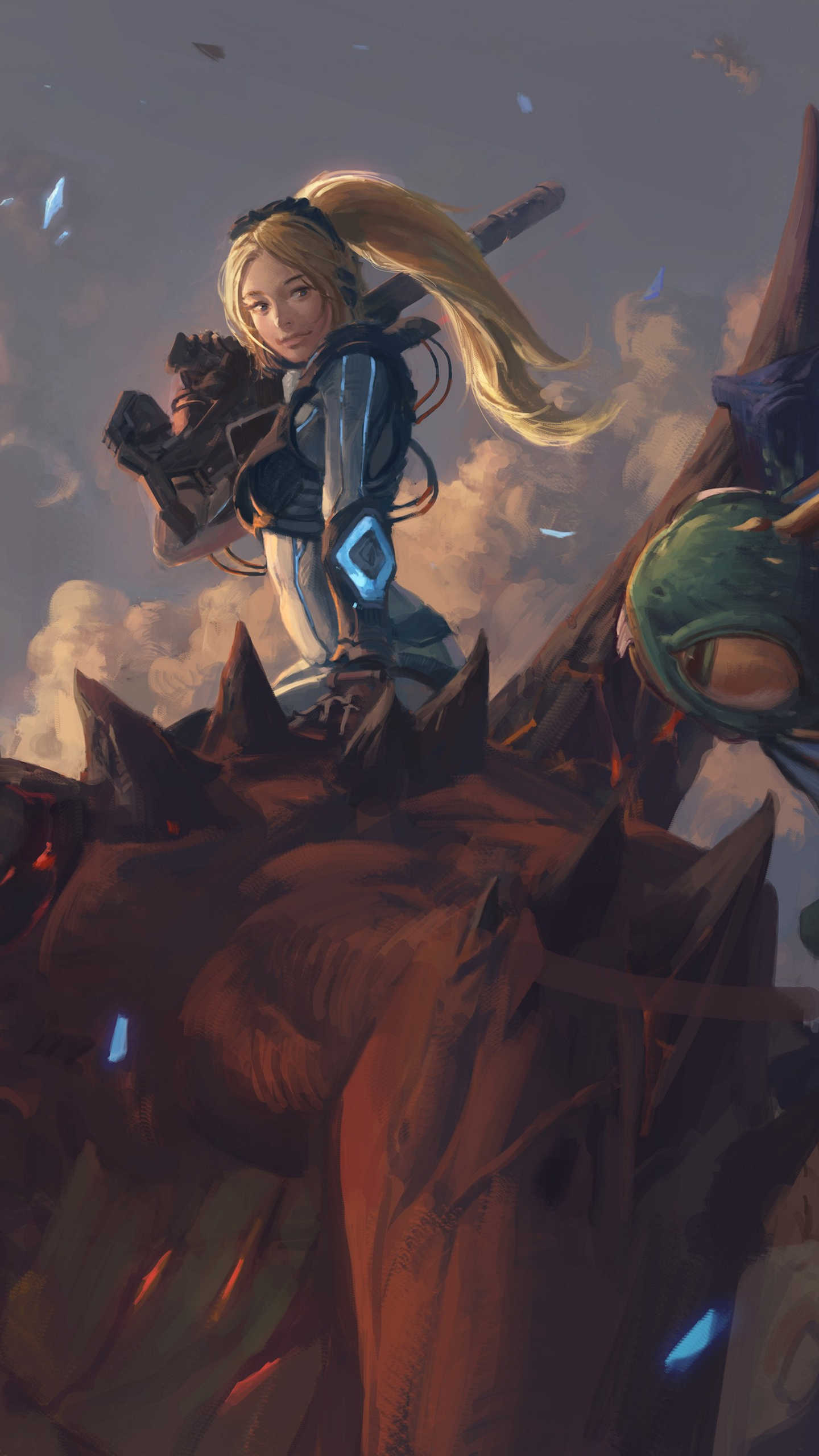 Обои старкрафт второй, Второй старкрафт Нова Секретная операция, герои шторма, Диабло, Ноября Аннабелла Терра в разрешении 1440x2560