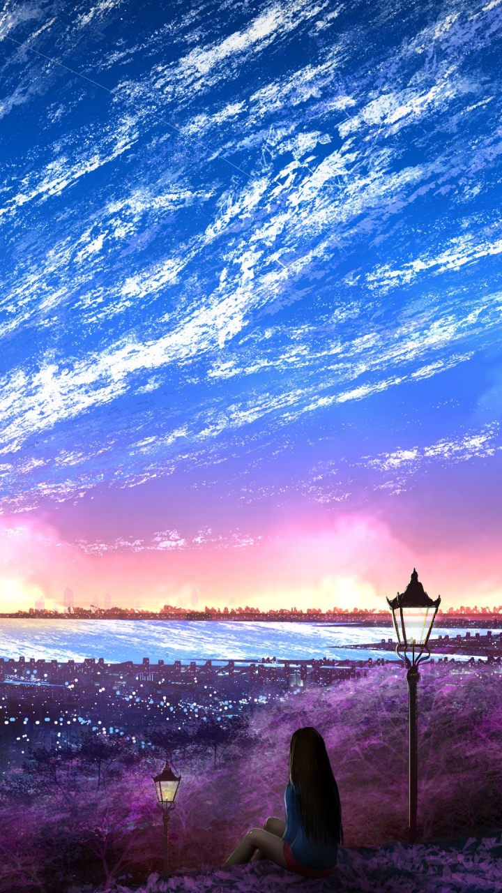 Обои аниме, аниме арт, мультфильм, рукав, арт в разрешении 720x1280