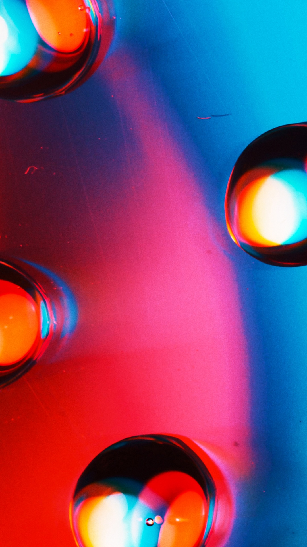 Обои Оранжевый цвет, красочность, свет, автомобильное освещение, освещение в разрешении 1080x1920