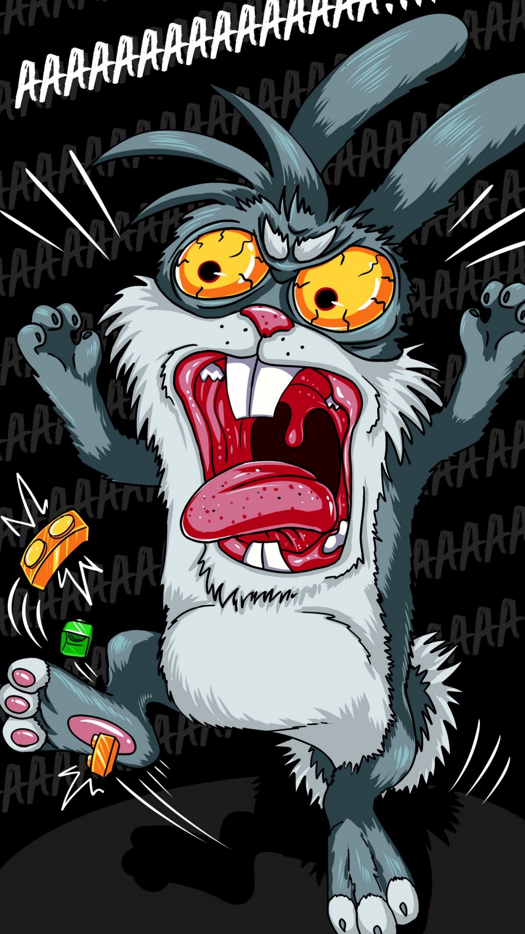 Обои мультфильм, белые, арт, графика, визуальное искусство в разрешении 1080x1920