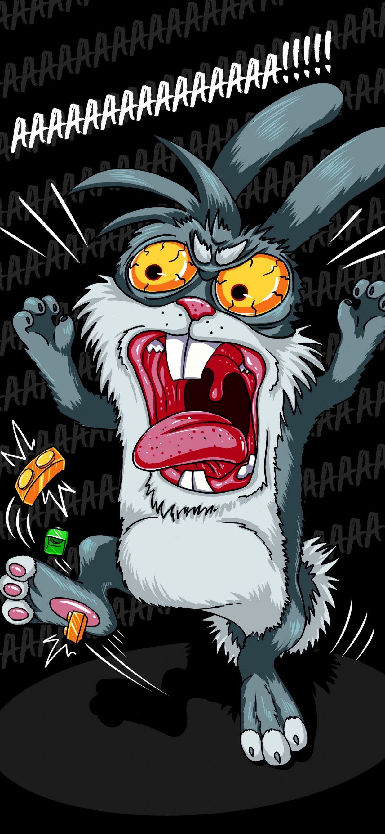 Обои мультфильм, белые, арт, графика, визуальное искусство в разрешении 1242x2688