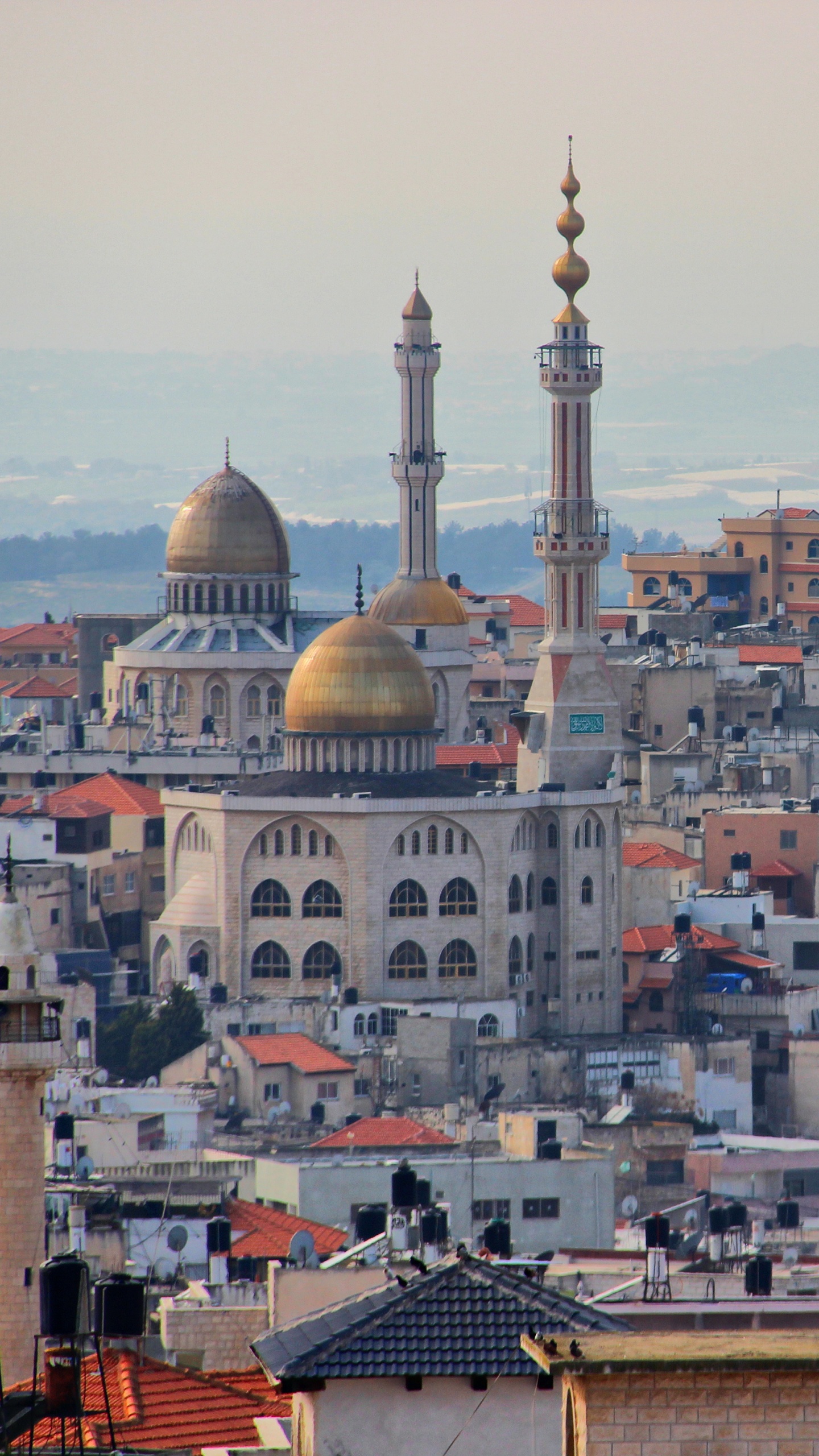 Обои Умм аль-Фахм, Арабских граждан Израиля, Бака-Джетт, городской район, город в разрешении 1440x2560