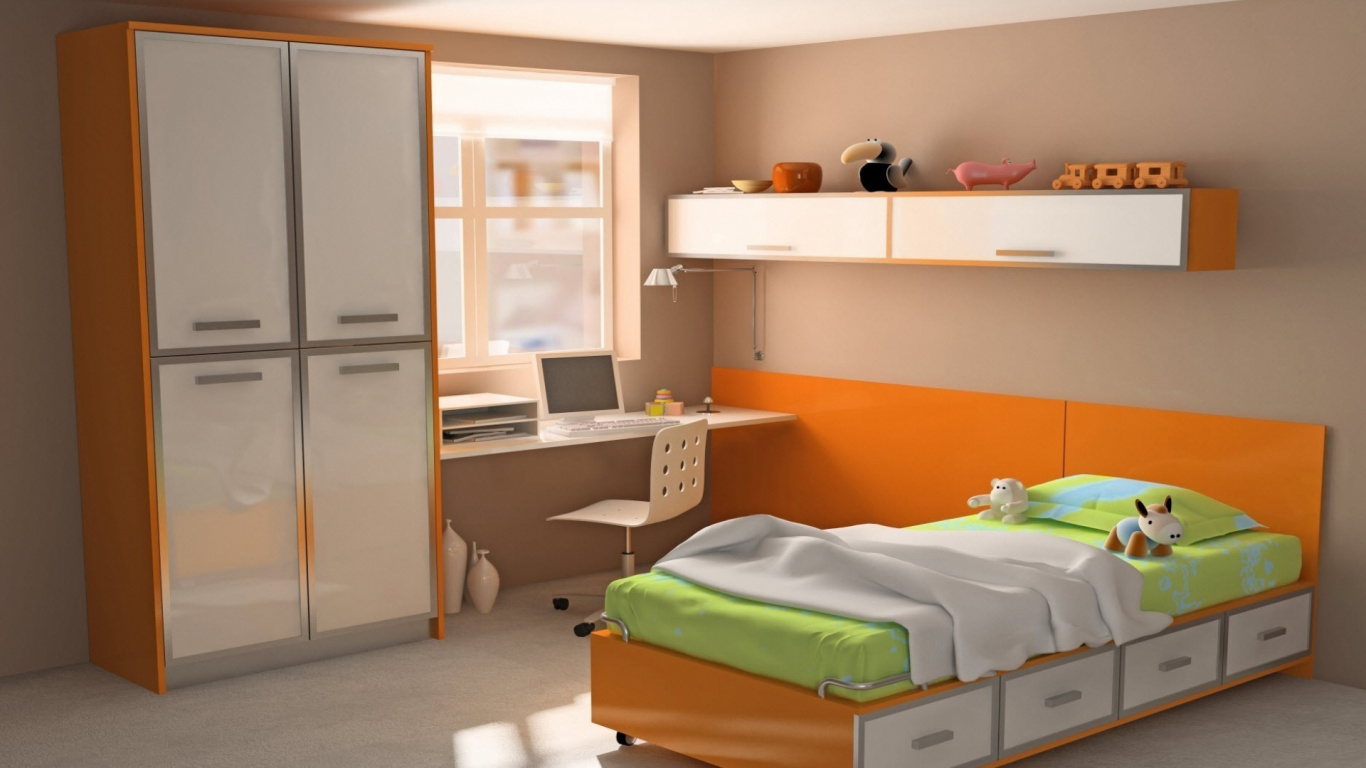 Обои мебель, спальня, простыня, каркас кровати, ванная комната в разрешении 1366x768