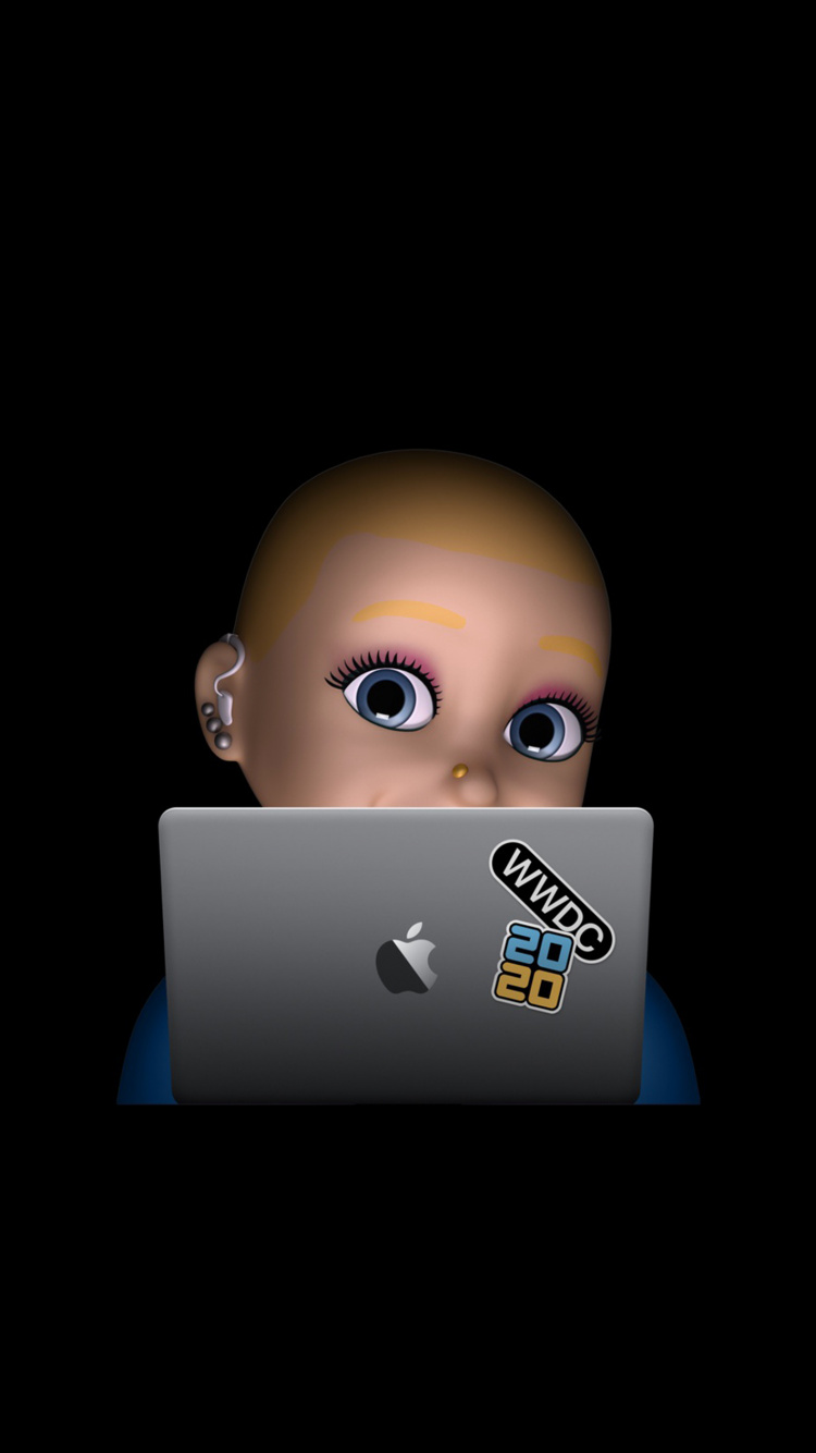 Обои apple, амолед, iPhone, WWDC 2020, яблоко в разрешении 750x1334