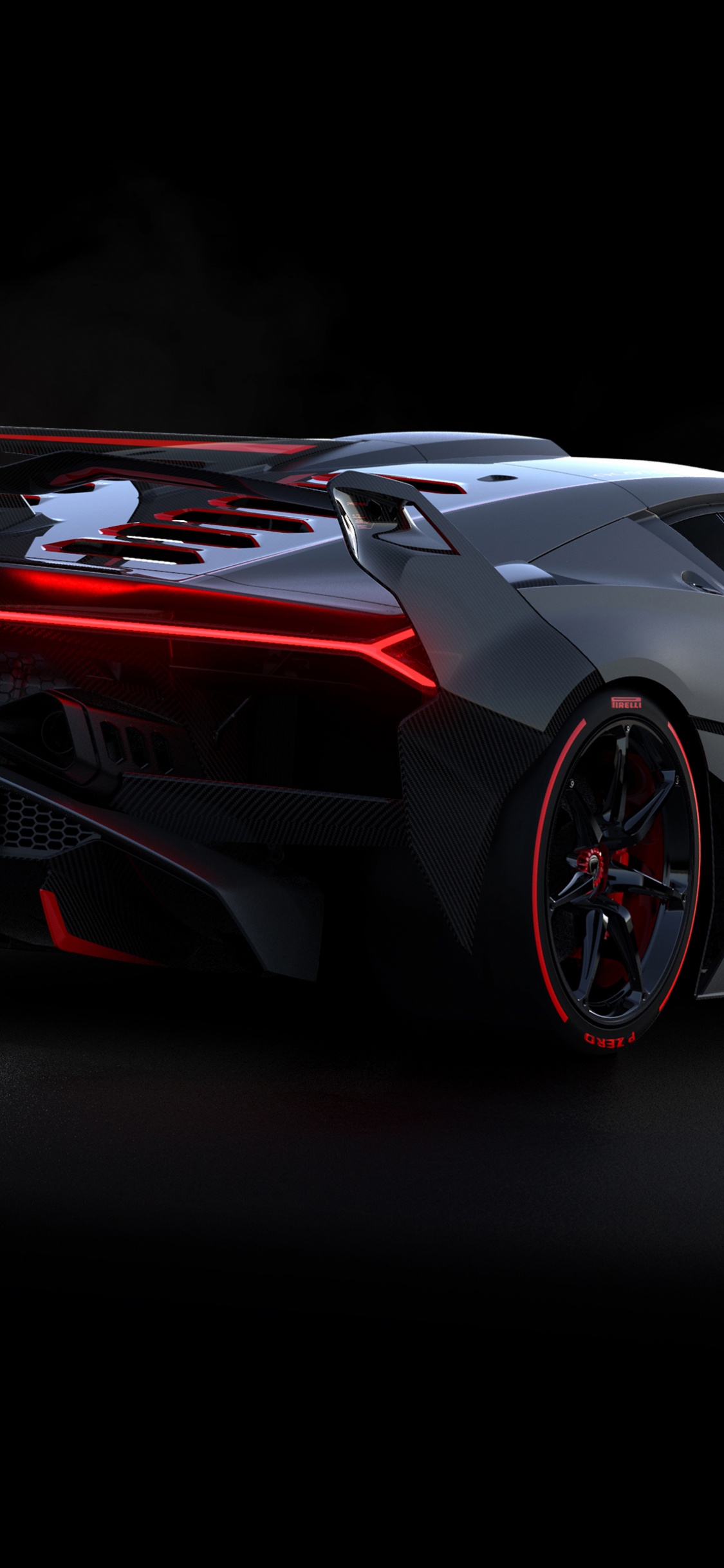 Обои Lamborghini Huracn, спорткар, Ламборгини авентадор, Ламборджини SC18 Олстон, двигатель v12 в разрешении 1125x2436