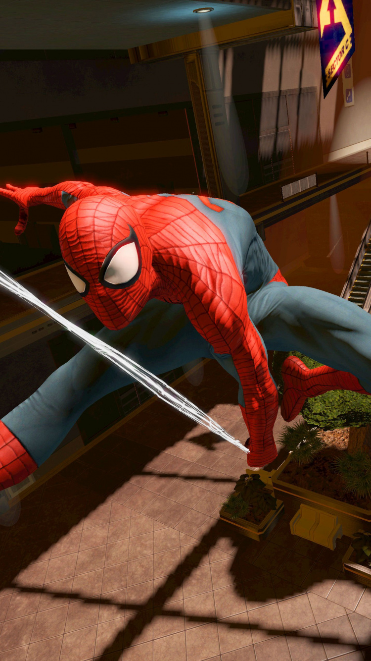 Обои Человек-паук краю времени, человек-паук, Человек-Паук Разрушенные Измерения, Студией beenox, activision в разрешении 750x1334