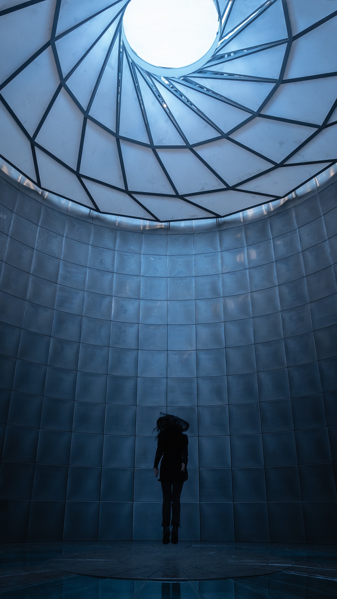 Обои архитектура, синий, свет, дневное освещение, здание в разрешении 1080x1920