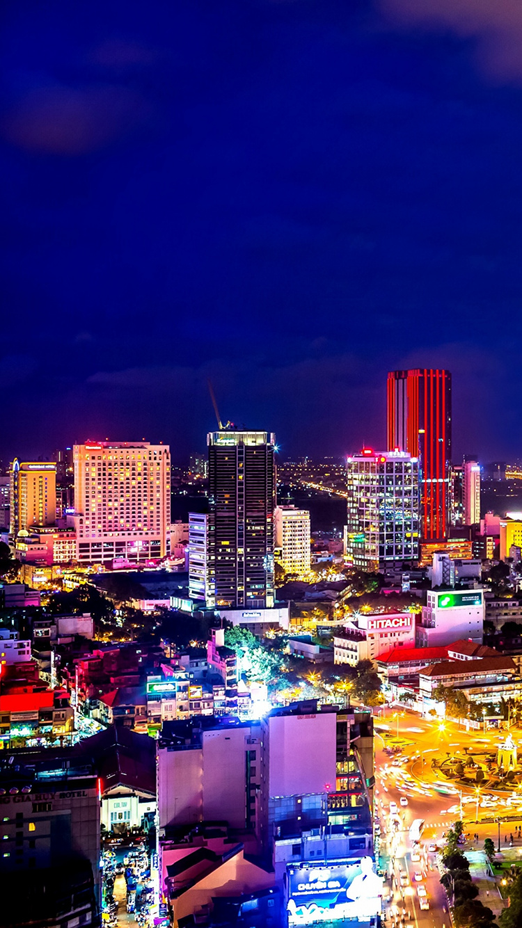 Обои Ханой, городской пейзаж, город, метрополия, городской район в разрешении 750x1334