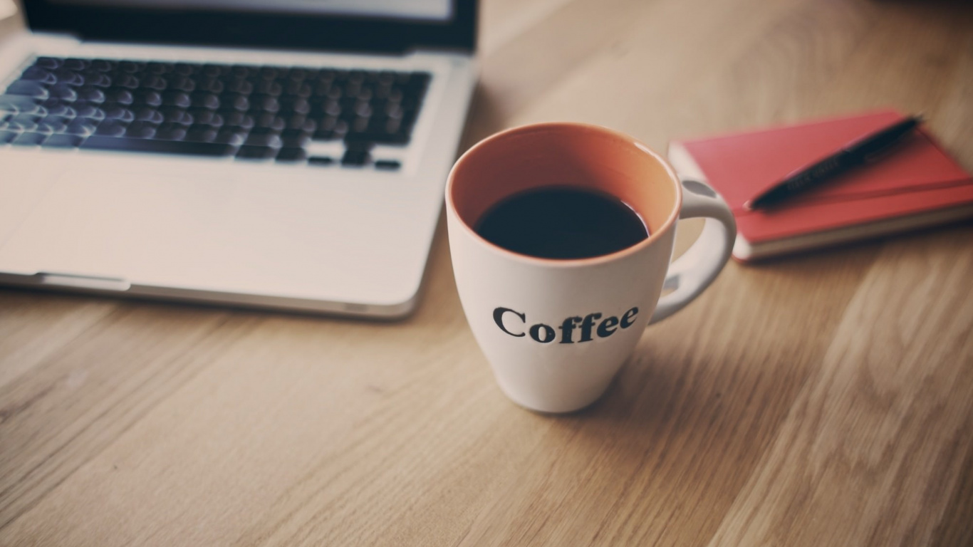 Обои кофе, кофейная чашка, кружка, чашка, напиток в разрешении 1366x768