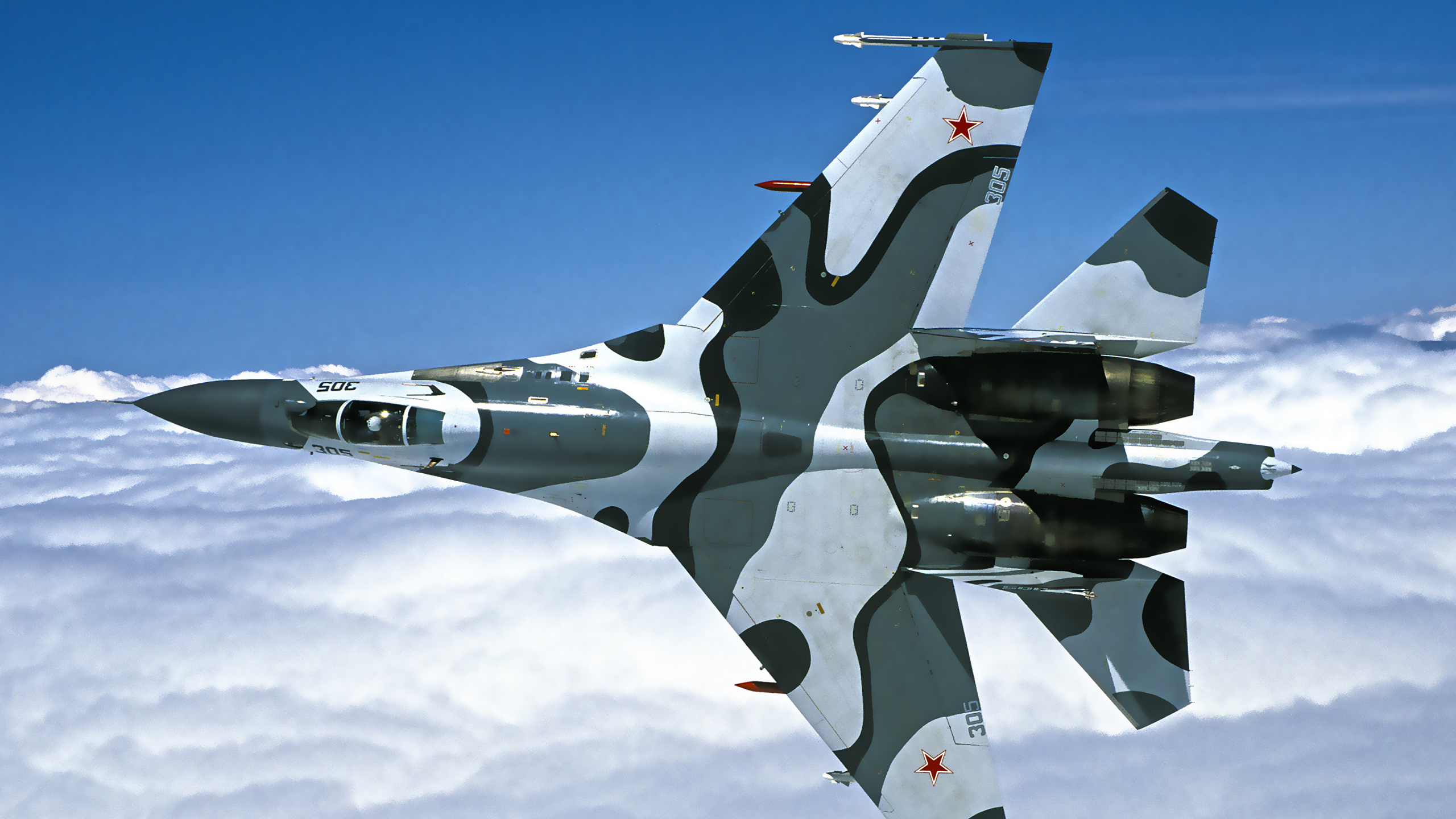 Обои сухой, самолеты, самолет, реактивный самолет, воздушные силы в разрешении 2560x1440