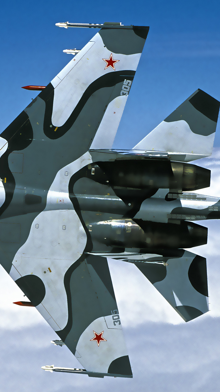 Обои сухой, самолеты, самолет, реактивный самолет, воздушные силы в разрешении 750x1334