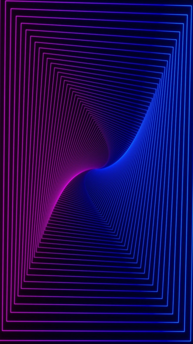 Обои свет, Телефон Рог, красочность, пурпур, синий в разрешении 750x1334