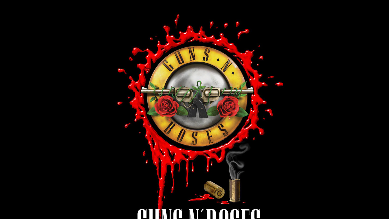 Обои Not in This Lifetime Tour, Guns N Roses, Goffertpark, лого, графический дизайн в разрешении 1280x720
