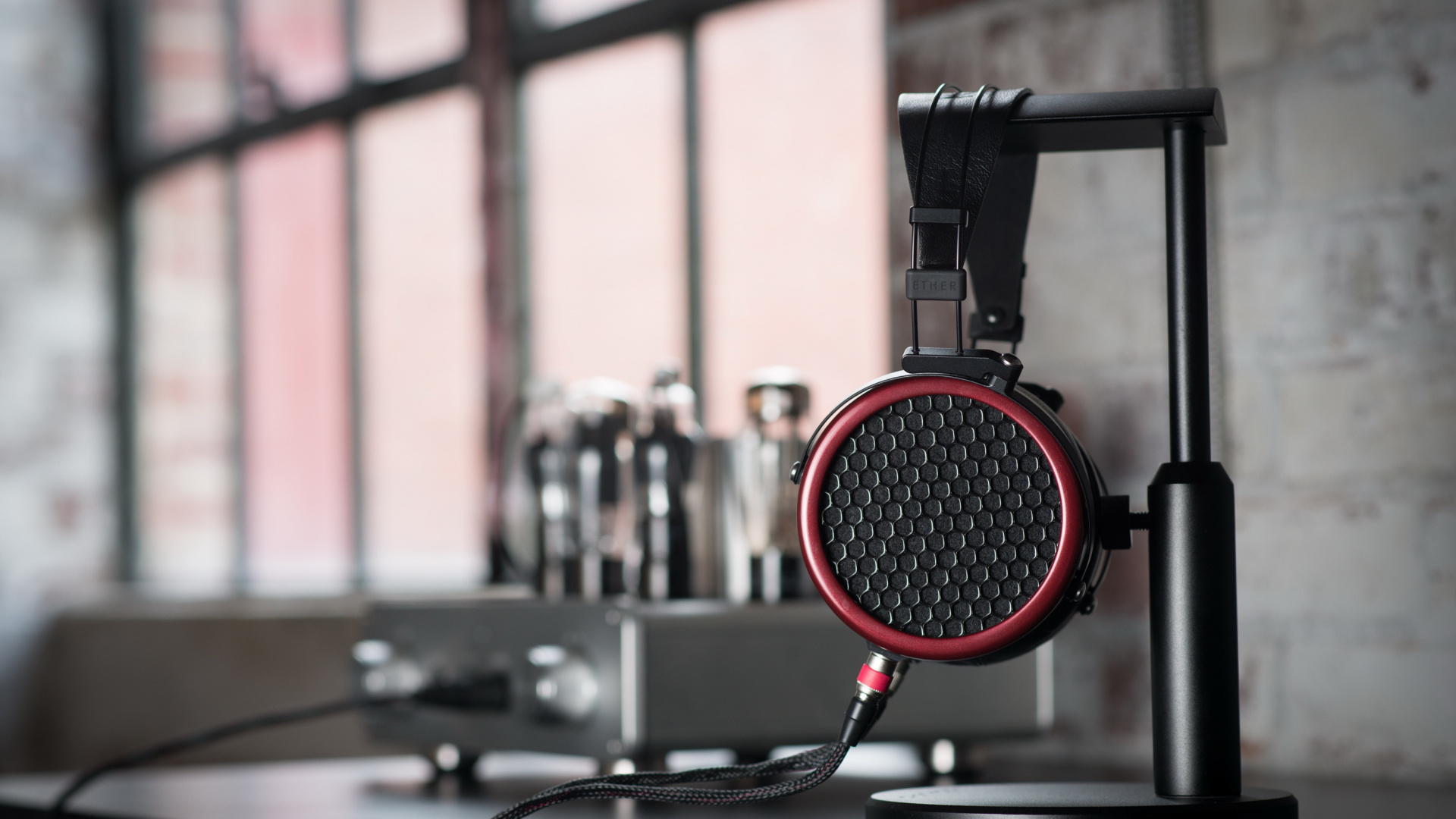 Обои наушники, громкоговоритель, студия звукозаписи, технологии, звуковое оборудование в разрешении 1920x1080