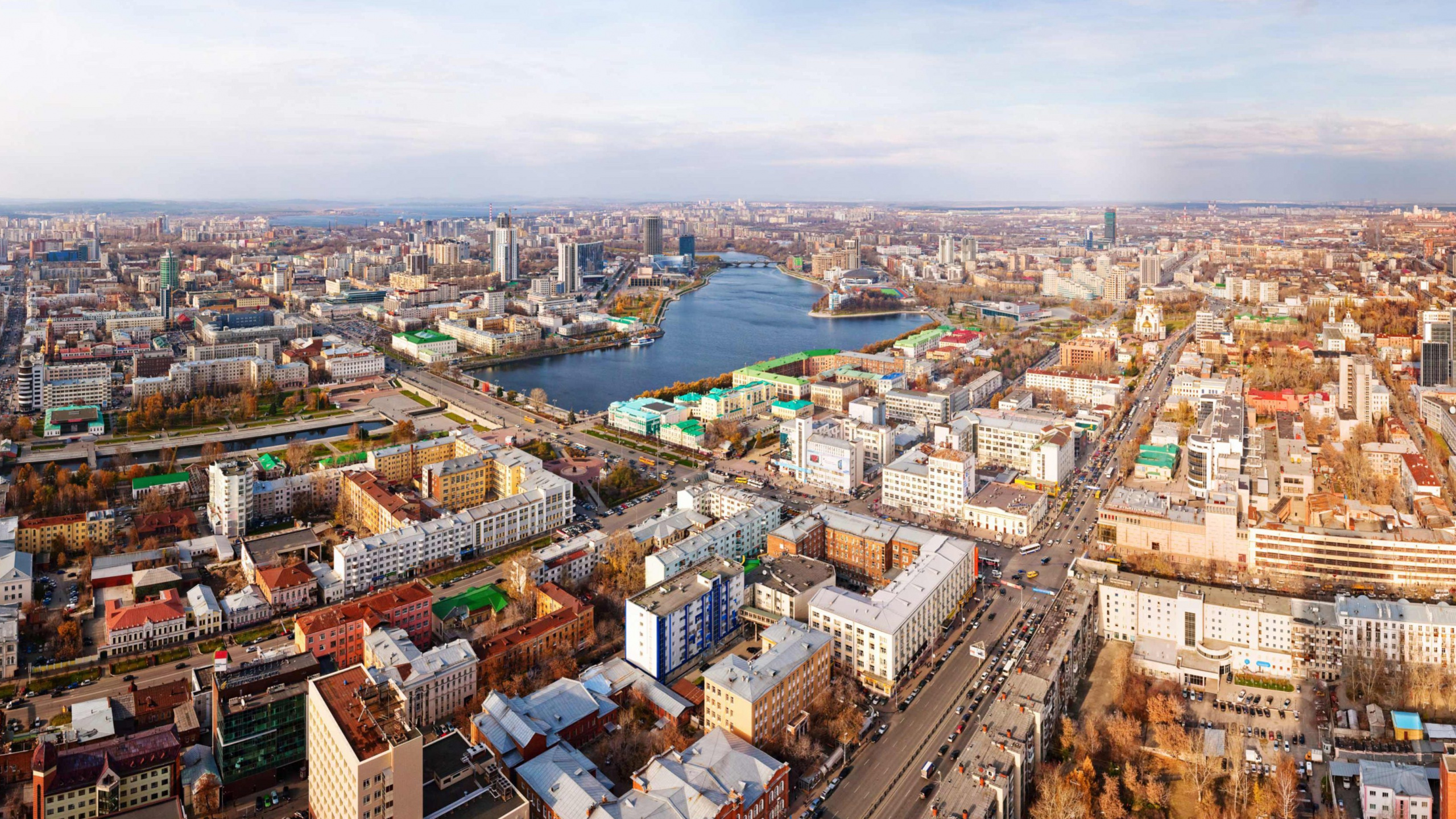 Обои городской район, городской пейзаж, город, метрополия, столица в разрешении 2560x1440