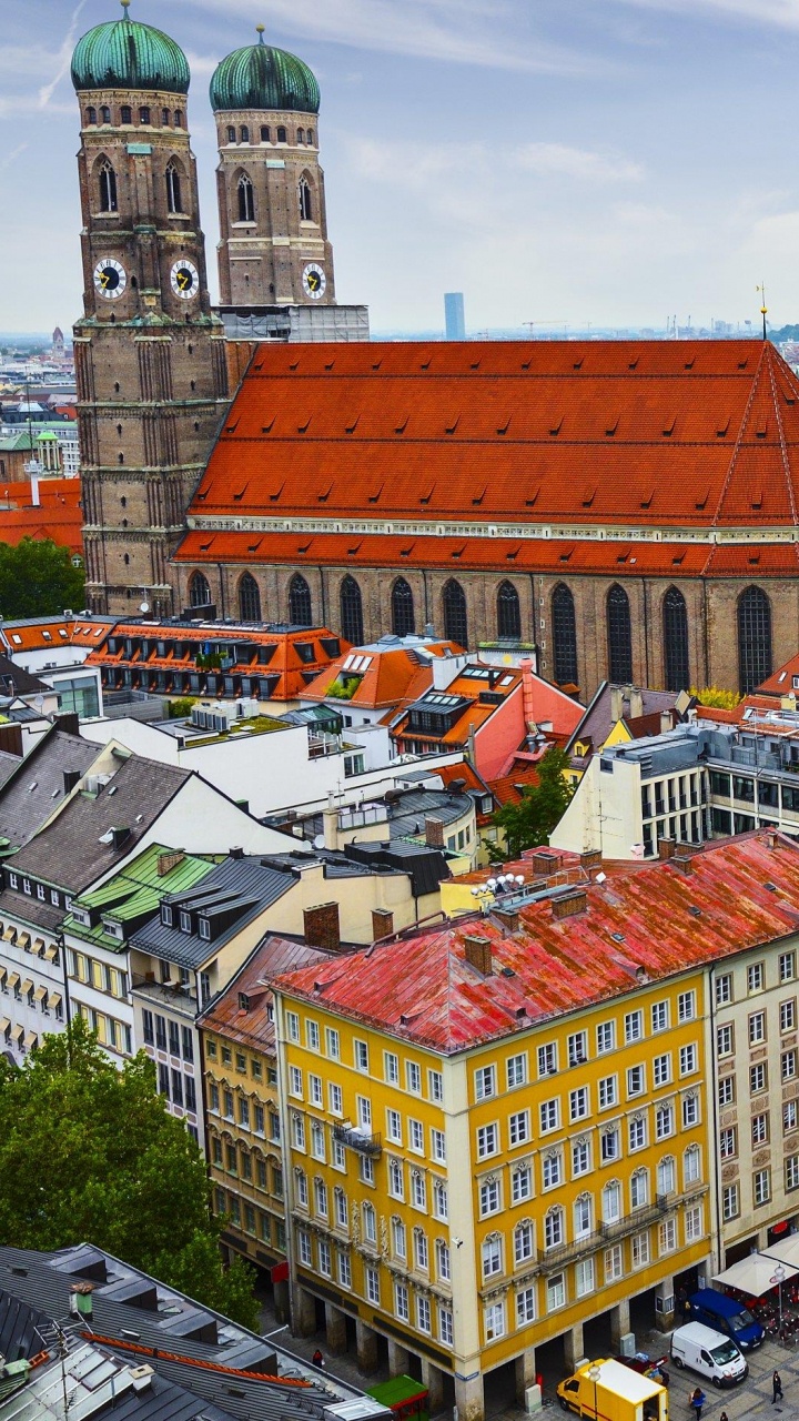 Обои городской район, город, ориентир, городок, метрополия в разрешении 720x1280