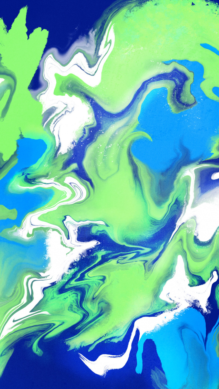 Обои вода, гидроресурсы, мир, жидкий, художественная краска в разрешении 750x1334