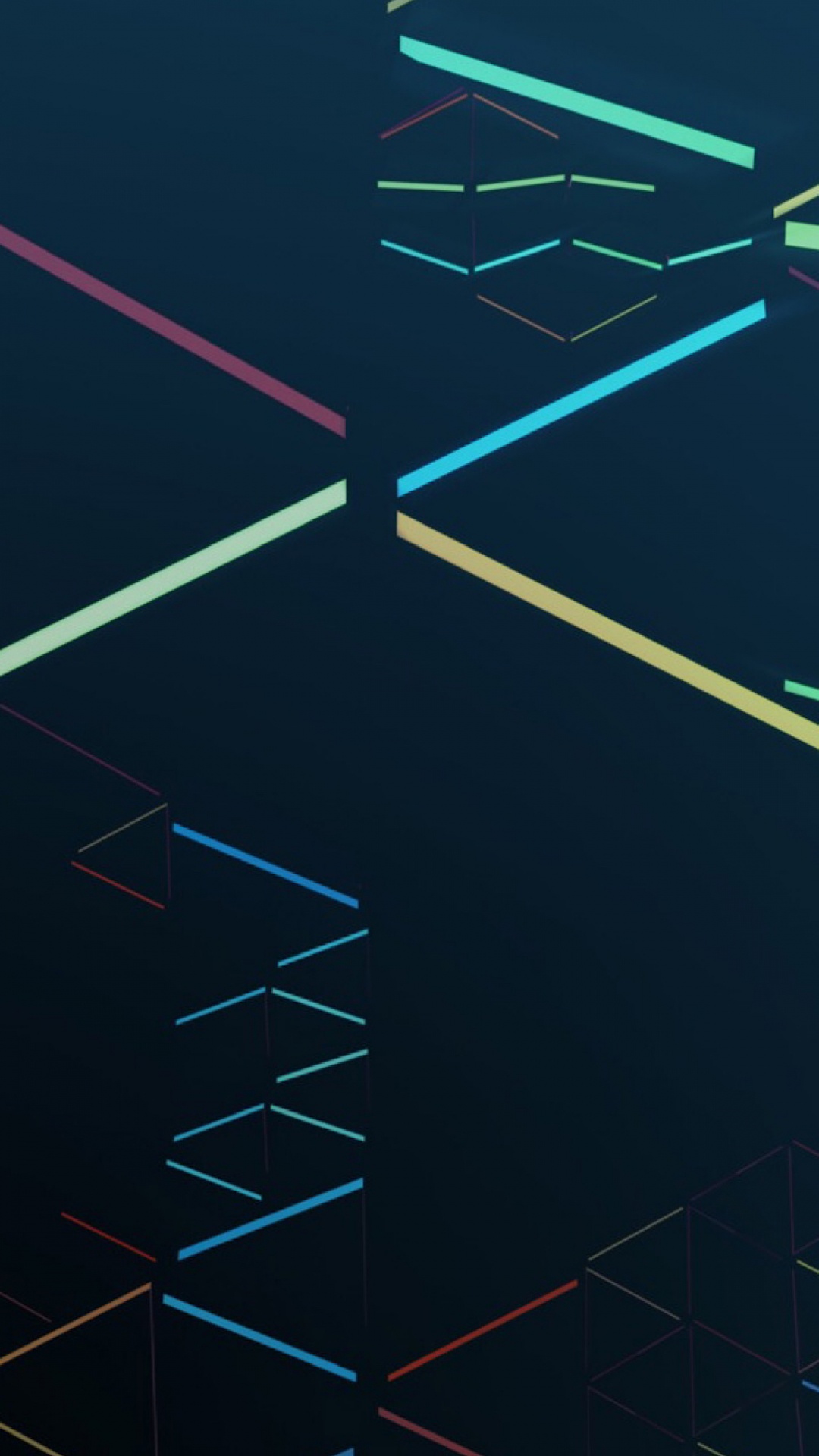 Обои андроид, Google Теперь, пиксель 4, свет, черный в разрешении 1080x1920