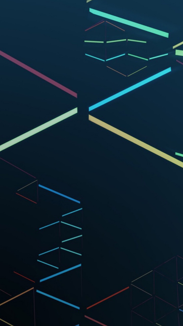 Обои андроид, Google Теперь, пиксель 4, свет, черный в разрешении 720x1280