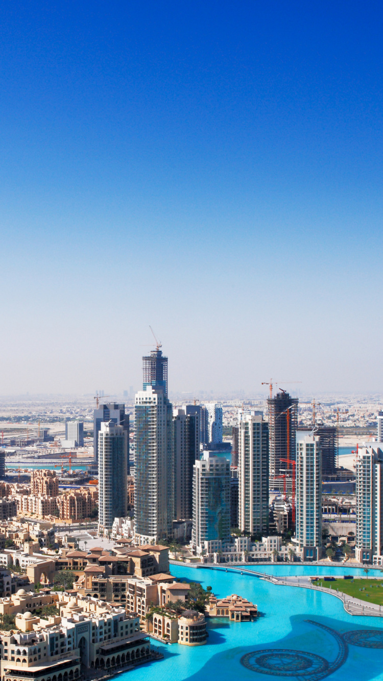 Обои городской пейзаж, город, небоскреб, городской район, метрополия в разрешении 750x1334